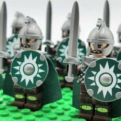 Lord Of The Rings Hobbit Rohan Kings Guard Sword Army 22 Brick Figures King Theoden Free Horse Kids Toy Gift Lord Of The Rings Hobbit Rohan Kings Guard Sword Army 22 Brick Figures King Theoden Free Horse Kids Toy Gift - Image 6