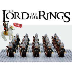 Minifigures Lord of the rings The Hobbit Rohan Archer army king theoden Kids Toy gift
