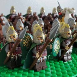 Lord Of The Rings Hobbit Rohan Battalion Army 63 Brick Figures King Theoden Free Horse Kids Toy Gift Lord Of The Rings Hobbit Rohan Battalion Army 63 Brick Figures King Theoden Free Horse Kids Toy Gift - Image 8