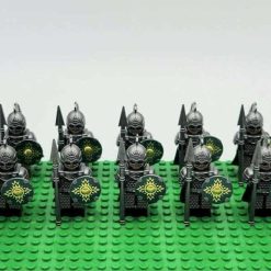 Lord Of The Rings Hobbit Rohan Royal Spear Army 22 Brick Figures King Theoden Free Horse Kids Toy Gift Lord Of The Rings Hobbit Rohan Royal Spear Army 22 Brick Figures King Theoden Free Horse Kids Toy Gift - Image 3