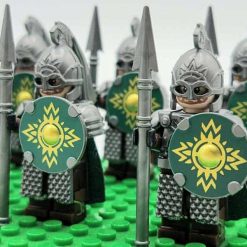 Lord Of The Rings Hobbit Rohan Royal Spear Army 22 Brick Figures King Theoden Free Horse Kids Toy Gift Lord Of The Rings Hobbit Rohan Royal Spear Army 22 Brick Figures King Theoden Free Horse Kids Toy Gift - Image 6