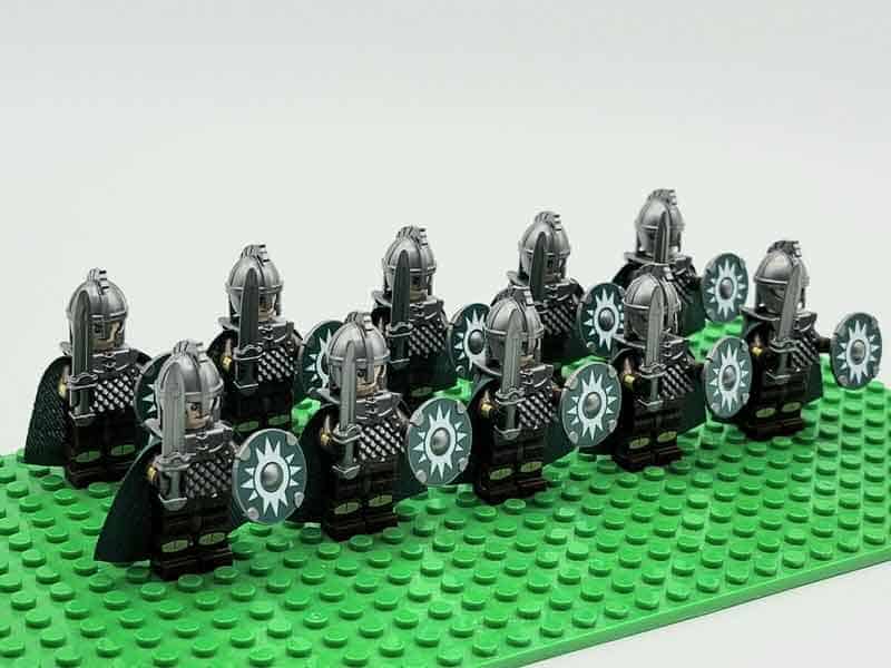 Lord Of The Rings Hobbit Rohan Royal Sword Army 22 Brick Figures King Theoden Free Horse Kids Toy Gift Lord Of The Rings Hobbit Rohan Royal Sword Army 22 Brick Figures King Theoden Free Horse Kids Toy Gift - Image 2