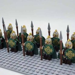 Lord Of The Rings Hobbit Rohan Spear Army 22 Brick Figures King Theoden Free Horse Kids Toy Gift Lord Of The Rings Hobbit Rohan Spear Army 22 Brick Figures King Theoden Free Horse Kids Toy Gift - Image 4