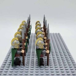 Lord Of The Rings Hobbit Rohan Spear Army 22 Brick Figures King Theoden Free Horse Kids Toy Gift Lord Of The Rings Hobbit Rohan Spear Army 22 Brick Figures King Theoden Free Horse Kids Toy Gift - Image 5