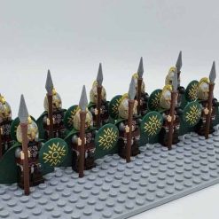 Lord Of The Rings Hobbit Rohan Spear Army 22 Brick Figures King Theoden Free Horse Kids Toy Gift Lord Of The Rings Hobbit Rohan Spear Army 22 Brick Figures King Theoden Free Horse Kids Toy Gift - Image 2