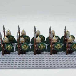 Lord Of The Rings Hobbit Rohan Spear Army 22 Brick Figures King Theoden Free Horse Kids Toy Gift Lord Of The Rings Hobbit Rohan Spear Army 22 Brick Figures King Theoden Free Horse Kids Toy Gift - Image 3