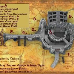 Lord of the Rings Hobbit Helms Deep MOC-41261 Rohan Battle of Hornburg 6184Pcs Building Blocks Kids Toy Gift C4990 Lord of the Rings Hobbit Helms Deep MOC-41261 Rohan Battle of Hornburg 6184Pcs Building Blocks Kids Toy Gift C4990 - Image 5