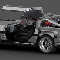 Back to the Future 1985 DeLorean Time Machine MOC-42632 Movie Car 2583Pcs Building Blocks Kids Toy Gift C4318 - Image 3