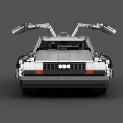 Back to the Future 1985 DeLorean Time Machine MOC-42632 Movie Car 2583Pcs Building Blocks Kids Toy Gift C4318 - Image 4