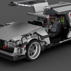 Back to the Future 1985 DeLorean Time Machine MOC-42632 Movie Car 2583Pcs Building Blocks Kids Toy Gift C4318 - Image 2