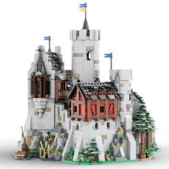 C4892 Löwenstein Castle medieval architecture building blocks kids toy