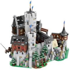 Medieval Löwenstein Castle and Expansion C4892 German Architecture House 3609Pcs Building Blocks Kids Toy Gift Medieval Löwenstein Castle and Expansion C4892 German Architecture House 3609Pcs Building Blocks Kids Toy Gift - Image 3