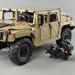 CaDa Humvee Military C61036 1:8 Off Road Vehicle Truck Technic Remort Control 3935Pcs Building Blocks Kids Toy Gift - Image 3
