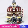 corner cafe 10182 15002 Creator street view modular building blocks kids toy