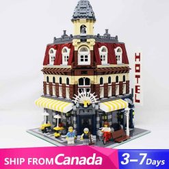 corner cafe 10182 15002 Creator street view modular building blocks kids toy