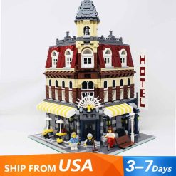 corner cafe 10182 15002 Creator street view modular building blocks kids toy