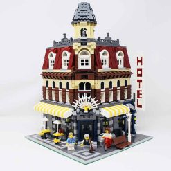 corner cafe 10182 15002 Creator street view modular building blocks kids toy