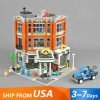 corner garage 10264 15042 Creator street view modular building blocks kids toy