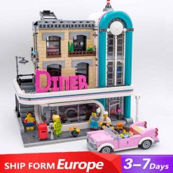 10260 15037 Downtown Diner Creator Expert Street View Series building blocks