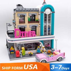 10260 15037 Downtown Diner Creator Expert Street View Series building blocks