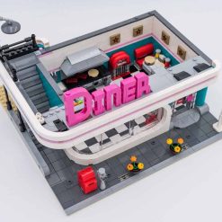Downtown Diner 10260 Creator Expert Street View Series 2480Pcs Building Blocks Kids Toy 15037 19001 SX6013 10260 15037 Downtown Diner Creator Expert Street View Series building blocks