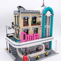 Downtown Diner 10260 Creator Expert Street View Series 2480Pcs Building Blocks Kids Toy 15037 19001 SX6013 10260 15037 Downtown Diner Creator Expert Street View Series building blocks