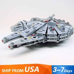 Star wars Millennium Falcon 75105 05007 81009 space ship building blocks kids toy gifts