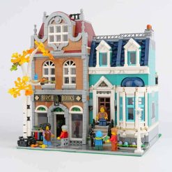 Bookshop 10270 Lepin 10201 City Street View Ideas Creator Series Modular Building Blocks Kids Toy