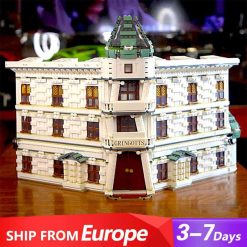 Harry Potter Gringotts Bank 032101 MORK MOC Diagon Alley Ideas Creator Building blocks Kids Toy