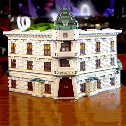 Harry Potter Gringotts Bank 032101 MORK MOC Diagon Alley Ideas Creator Building blocks Kids Toy