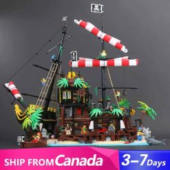 21322 Lepin 698998 Pirates of the Caribbean Barracuda Bay Building blocks kids toy
