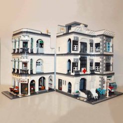 XINGBAO Hospital 86199 City Street View Ideas Creator Expert Series 4953Pcs Modular Building Blocks Kids Toy JIESTAR hospital 89135 City Street View Ideas Creator Building Blocks Kids Toys