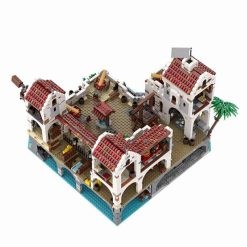 Pirates Of The Caribbean Eldorado Fortress Pirates Barracuda Bay MOC-49155 Castle 4982Pcs Building Blocks Bricks Kids Toy Gifts C4758 Pirates Of The Caribbean Eldorado Fortress Pirates Barracuda Bay MOC-49155 Castle 4982Pcs Building Blocks Bricks Kids Toy Gifts C4758 - Image 7