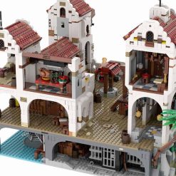 Pirates Of The Caribbean Eldorado Fortress Pirates Barracuda Bay MOC-49155 Castle 4982Pcs Building Blocks Bricks Kids Toy Gifts C4758 Pirates Of The Caribbean Eldorado Fortress Pirates Barracuda Bay MOC-49155 Castle 4982Pcs Building Blocks Bricks Kids Toy Gifts C4758 - Image 6