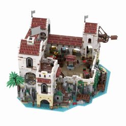 Pirates Of The Caribbean Eldorado Fortress Pirates Barracuda Bay MOC-49155 Castle 4982Pcs Building Blocks Bricks Kids Toy Gifts C4758 Pirates Of The Caribbean Eldorado Fortress Pirates Barracuda Bay MOC-49155 Castle 4982Pcs Building Blocks Bricks Kids Toy Gifts C4758 - Image 2