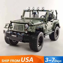Mould King 13124 Jeep Rubicon Technic Off road adventure vehicle kids toys building blocks