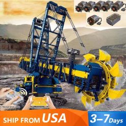 Mould King 17006 Bucket Wheel Excavator Construction vehicle Technic building blocks kids toy