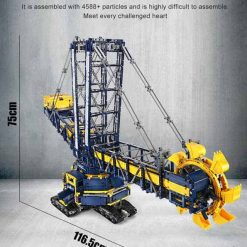 Mould King 17006 Bucket Wheel Excavator Technic Truck Construction Vehicle Remote Control 4588Pcs Building Blocks Kids Toy Mould King 17006 Bucket Wheel Excavator Construction vehicle Technic building blocks kids toy