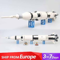 NASA Apollo Saturn V 21309 King 37003 Space Rocket Lunar Module building blocks