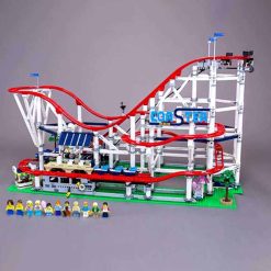 Roller Coaster 10261 Lepin 15039 Theme Park Building Blocks Kids Toys