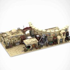 Star Wars Tatooine Mos Eisley Cantina Spaceport MOC-41406 UCS Architecture City Street View 6889Pcs Modular Building Blocks Kids Toy Gift C5332 Star Wars Tatooine Mos Eisley Cantina Spaceport MOC-41406 UCS Architecture City Street View 6889Pcs Modular Building Blocks Kids Toy Gift C5332 - Image 4
