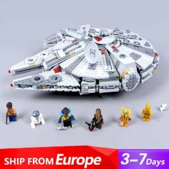 75257 LJ99022 star wars Millennium Falcon the rise of the skywalker space ship building blocks kids toy gift