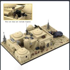 Star Wars Tatooine Mos Eisley City MOC-53045 UCS Architecture City Street View 14485Pcs Modular Building Blocks Kids Toy Gift C5175 Star Wars Tatooine Mos Eisley City MOC-53045 UCS Architecture City Street View 14485Pcs Modular Building Blocks Kids Toy Gift C5175 - Image 4