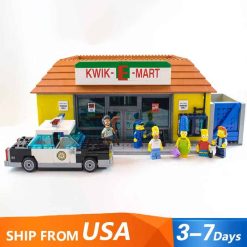 71016 Lepin 16004 the Simpsons Kiwik E Mart Ideas Creator Series Modular Building Blocks kids toys