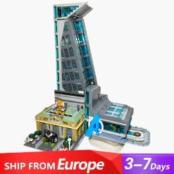 Marvel Avengers stark tower 76166 55120 Building blocks kids toy