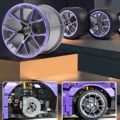 Bugatti Chiron Technic Super Purple Race Car 0016 Hyper Car 3607Pcs Mini Building Blocks Kids Toy Gift 42083 Bugatti Chiron Technic Super Purple Race Car 0016 Hyper Car 3607Pcs Mini Building Blocks Kids Toy Gift 42083 - Image 7