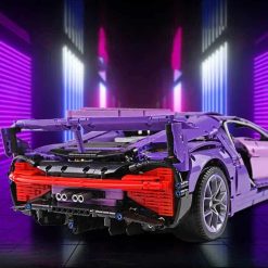 Bugatti Chiron Technic Super Purple Race Car 0016 Hyper Car 3607Pcs Mini Building Blocks Kids Toy Gift 42083 Bugatti Chiron Technic Super Purple Race Car 0016 Hyper Car 3607Pcs Mini Building Blocks Kids Toy Gift 42083 - Image 6