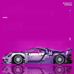 Bugatti Chiron Technic Super Purple Race Car 0016 Hyper Car 3607Pcs Mini Building Blocks Kids Toy Gift 42083 Bugatti Chiron Technic Super Purple Race Car 0016 Hyper Car 3607Pcs Mini Building Blocks Kids Toy Gift 42083 - Image 2