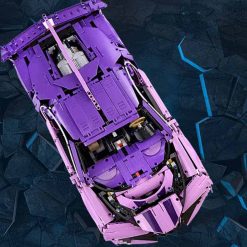 Bugatti Chiron Technic Super Purple Race Car 0016 Hyper Car 3607Pcs Mini Building Blocks Kids Toy Gift 42083 Bugatti Chiron Technic Super Purple Race Car 0016 Hyper Car 3607Pcs Mini Building Blocks Kids Toy Gift 42083 - Image 3