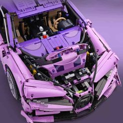 Bugatti Chiron Technic Super Purple Race Car 0016 Hyper Car 3607Pcs Mini Building Blocks Kids Toy Gift 42083 Bugatti Chiron Technic Super Purple Race Car 0016 Hyper Car 3607Pcs Mini Building Blocks Kids Toy Gift 42083 - Image 4